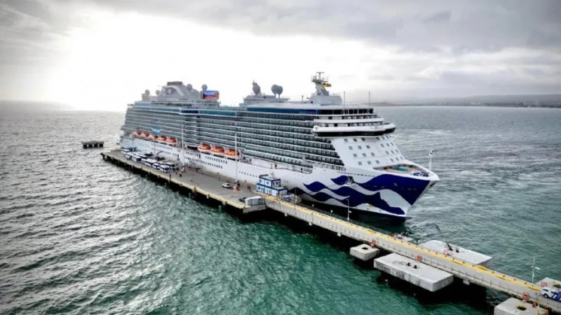 Muerte en un crucero en Puerto Madryn. Foto: Ro Negro