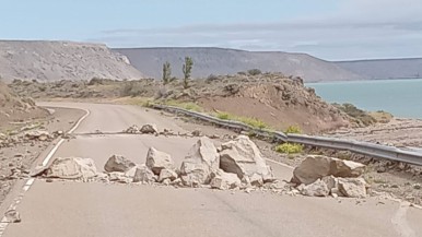 Hubo derrumbes cerca de la zona portuaria 