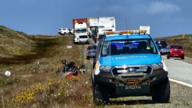 Un viajero en motocicleta fallece tras impactar contra guardarrail en la ruta 3 