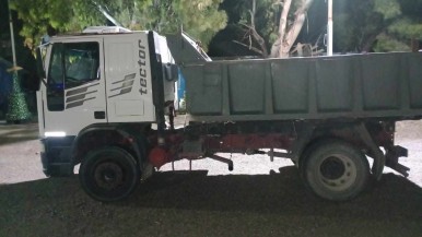 Secuestraron en Ramón Santos un camión con dos mil kilos de bolsones de cobre