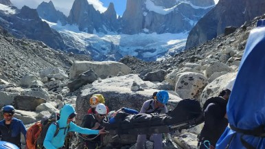 U nuevo rescate de un escalador en El Chaltén 