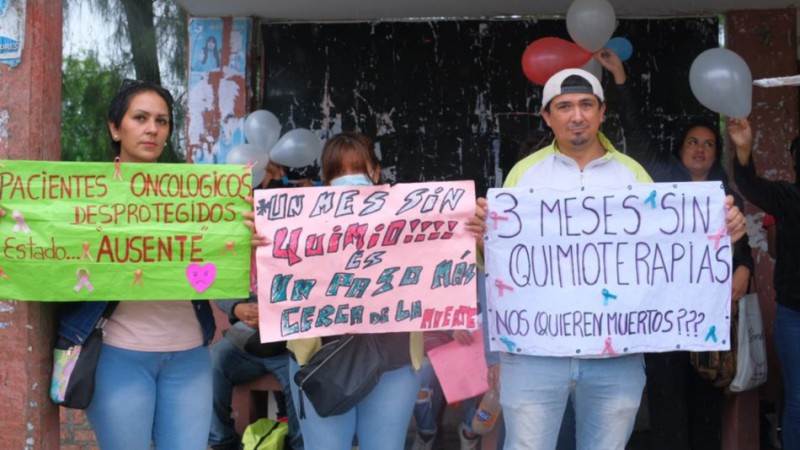 Realizarn un "abrazo a la Salud Pblica" para exigir la entrega inmediata de medicacin a pacientes oncolgicos por parte del Gobierno nacional 