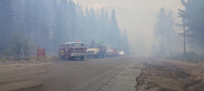 El incendio en Epuyn ya consumi 1.800 hectreas