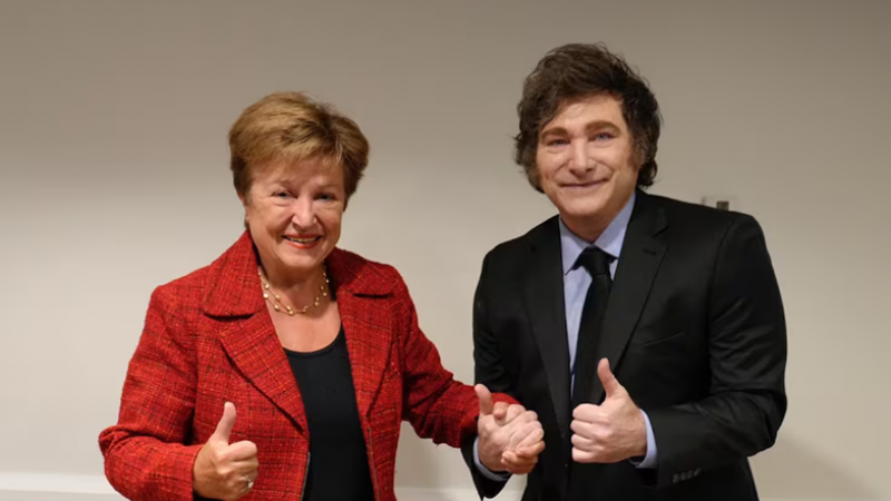 Georgieva calific de "excelente" su reunin con Milei