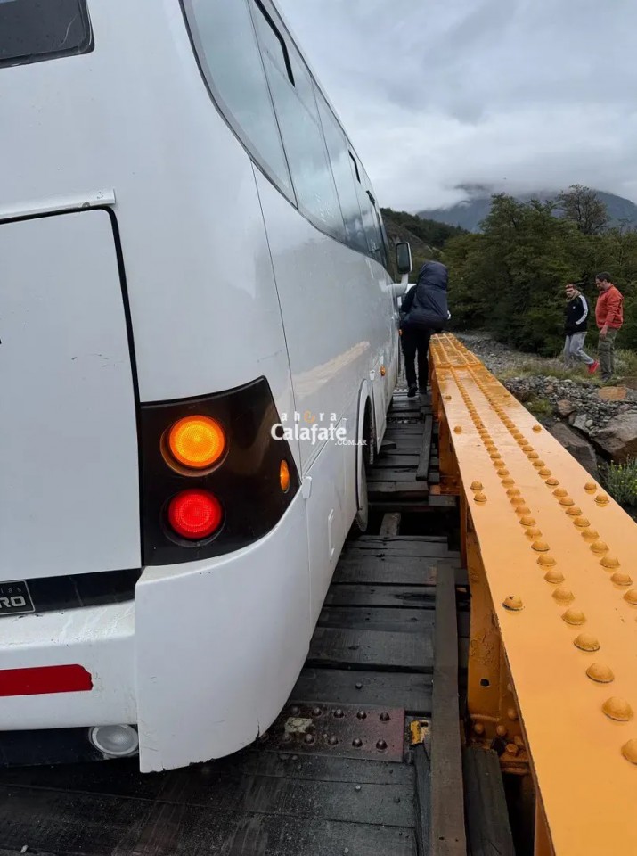 Rotura de puente de la Ruta 41 complica la comunicacin entre El Chaltn y Lago del Desierto