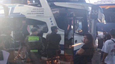 Un tour de compras no pudo ingresar a Chile  y tuvo que intervenir la Policía y Gendarmería 