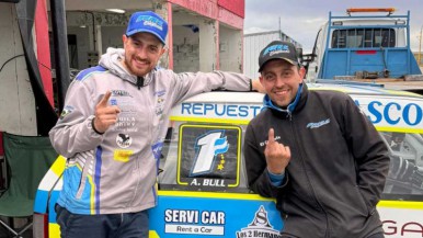 William y Alexis Bull, el talento de El Calafate llega al Turismo Pista