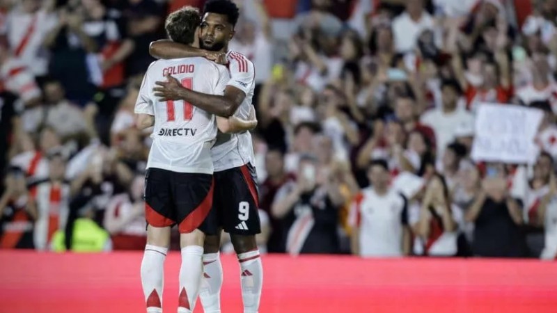 Los goles de River frente a Mxico en el amistoso internacional 