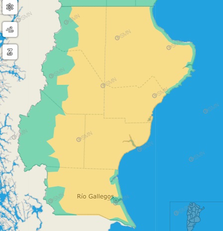 Calor y una nueva alerta para Santa Cruz y Ro Gallegos para esta semana